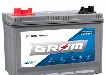 Akumulator MARINE 90Ah 700A GROM Tczew, Tel: 532474159