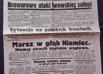 Ilustrowany Goniec Wieczorny - Lwów, 18 września 1939 r. Nr 1661. REPRINT.
