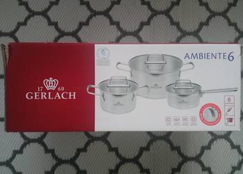 Zestaw garnków GERLACH Ambiente 6 elementów, patrz fotki i opis