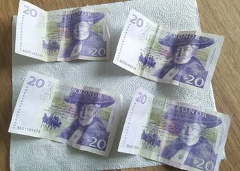 20 Koron/ SZWECJA ,FIFTY PENCE (50)-2003,FIVE PENCE (5)-2014/ANGLIA