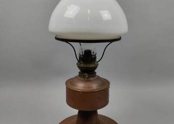 Lampa naftowa wykonana z miedzi wys 52 cm nr 1266	 Fiaf