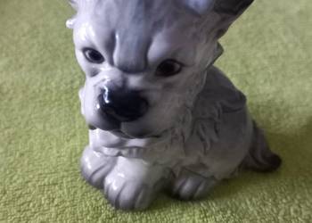 Figurka porcelanowa  Terrier szary,  Goebel Figurka porcelanowa  Terrier szary,  Goebel