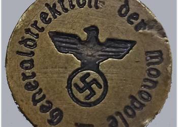 Stempel z okresu II WŚ  Generaldirektion der monopole