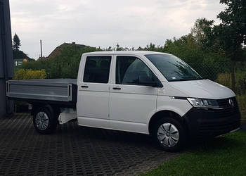 Volkswagen Transporter T6 DOKA 6-OSÓB PAKA SKRZYNIA ŁADUNKOWA KLIMA DOUBLE…