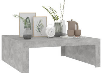 Stolik kawowy szarość betonu 100x100x35 cm WM-808571