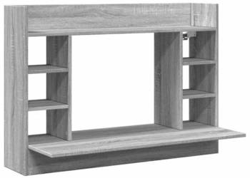 Biurko wiszące szary dąb sonoma 105x48x75 cm WM-847973