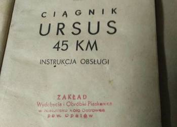 Instrukcja Ursusa 45 KM