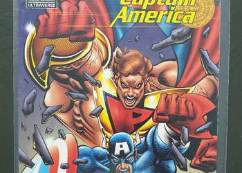 Prime & Steve Rogers Captain America Marvel Malibu Crossover