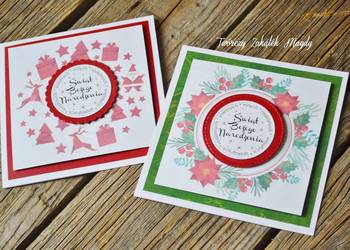 Kartka świąteczna na Boże Narodzenie 3D ręcznie robiona