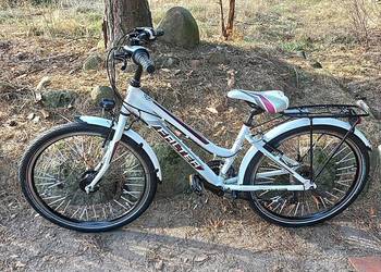 Alu Rower Młodzieżowy Dziecięcy Falter FX 421 Pro 3x7 Tourney Led 24