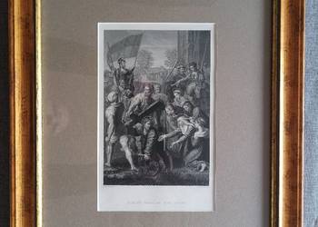 Droga Krzyżowa XIX w Rafael Santiago by46,5 x 36,5 cm ORYGIN