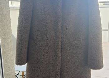 Sprzedam damski płaszcz typu teddy marki ELAFONISI FASHION w rozmiarze L.