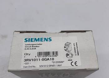 Siemens 3RV1011-0GA10 Power switch