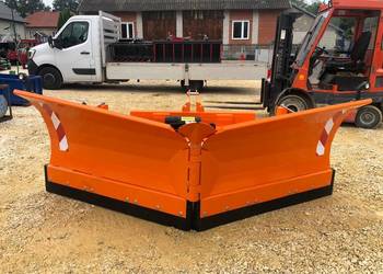 Volant pług odśnieżny do śniegu strzałkowy vario hydrauliczny 2,5 do 3,2