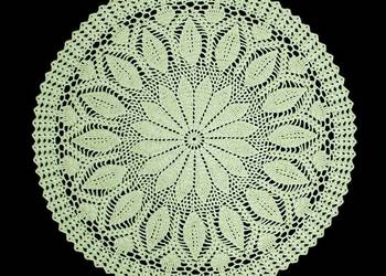 Serwetka szydełkowa 38cm ecru (S112)