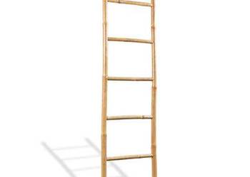 vidaXL Bambusowa drabinka na ręczniki, 5 szczebli, 150 cm(sku43719)