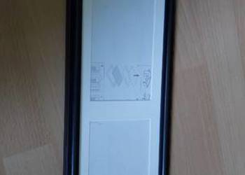 IKEA; ramka na 4 zdjęcia 9x 13 cm; MARIETORP z passe-partout; czarna