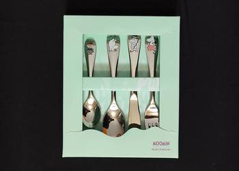 MUMINKI sztućce dla dzieci - Rodzina - zestaw 4 el. - Hackman/Arabia