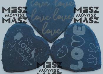 Kamień z napisem LOVE dekoracyjny kocham miłość Walentynki #MiszMówiszMasz