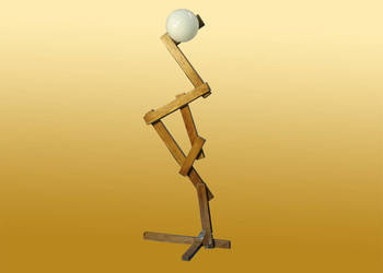 Lampa z drewna dębowego. ARTstyle