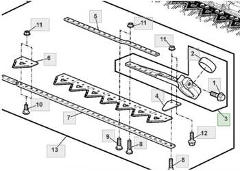 AH201730 Głowica noża John Deere