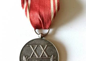 Medal za Długoletnią Służbę (XX lat), Polska, 1938