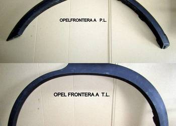 NAKLADKA BŁOTNIKA PRZEDNIEGO, TYLNEGO LEWA OPEL FRONTERA A, 91141793