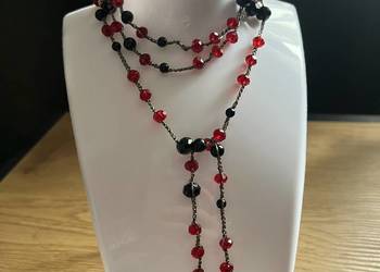 Naszyjnik wykonany na szydełku