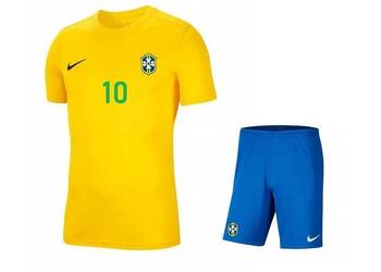 KOSZULKA STRÓJ NIKE BRAZYLIA NEYMAR JR 10 VINI JR 7 NA PREZENT