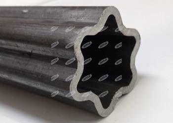 Rura zewnętrzna 2m, profil gwiazdka, S6 W2600 - 71,5x57,5 98302-2