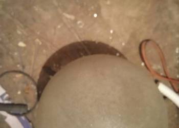 Stary klosz PRL okrągły