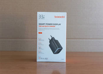 [NOWY] Ładowarka Sieciowa Toocki 33W GaN Quick Charger USB-C/USB-A