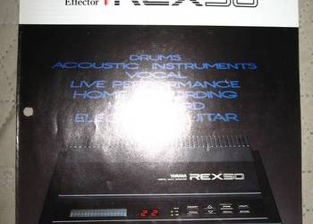 Yamaha Digital Multi Effector REX50 brochure - broszura informacyjna