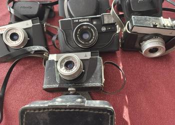 Aparaty fotograficzne Smiena 8M i Elikon 35 C 4 szt. C.