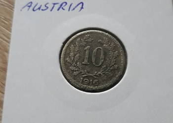 10 Halerzy Austria 1916 r.