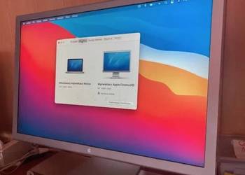 monitor komputerowy cinema HD display Apple Mac 30 cali