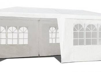 Namiot pawilon ogrodowy handlowy 3x6 m 6 ścianek biały MultiGarden