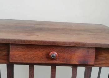 Konsola stolik dębowy przedwojenny antyk