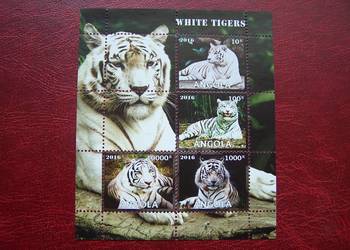 Angola 2016 MNH Fauna Zwierzęta Tygrysy #2