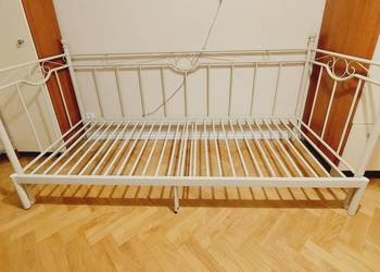 Łóżko stylowe metalowe rozkładane 210x80/160