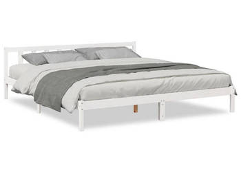 Dłuższe łóżko bez materaca lite drewno sosnowe 200x210 cm WM-852441