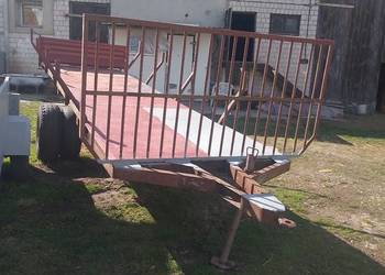 przyczepa na baloty, laweta,