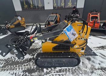 Mini ładowarka gąsienicowa INFRONT YF380 łyżka szczękowa w zestawie