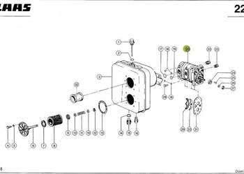 Claas Dominator 98 - zbiornik hydrauliki 0000888650