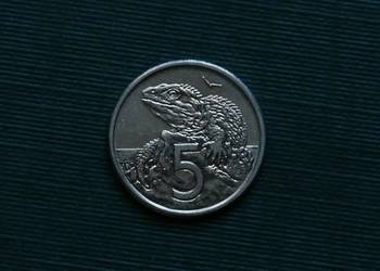 NOWA ZELANDIA - 5 centów, 1982r.