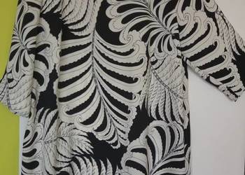 XXL(52) Czaro-biała sukienka H&M