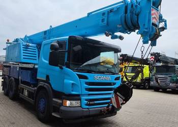Dzwig samochodowy Scania Liebherr LTF 1035