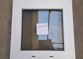 Okno PCV białe 45,5x45,5