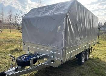 Przyczepa EURO B-2600/3/K5, DMC 2700 KG. SZARA.