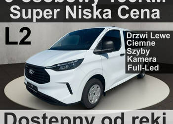 Ford Transit Custom Full Led Ciemne Szyby L2 136KM Od ręki !! Kamera Super…